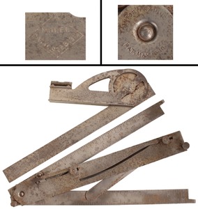 Model Manufacturing Company, Philadelphia, Pennsylvania: Patent Adjustable Combination Square
