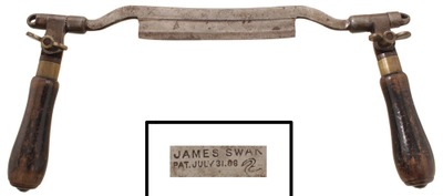 James Swan Company, Seymour, Connecticut: Swan's Pat. Flex Handle Draw Knife
