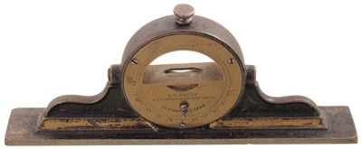 L.L. Davis (Unmarked), No. 1: "Mantel Clock" Inclinometer Level