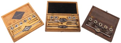 Assorted Makers: Three Sets Of Taps & Die Stocks