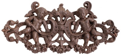 Unmarked: Ornate Cast Iron Ornament