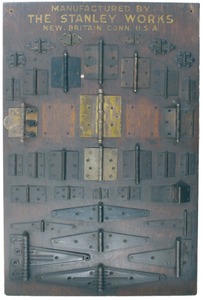 Stanley Works, New Britain, Connecticut: Orig. Hdwe. Store Display Of Hinges
