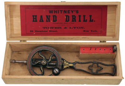 Tower & Lyon, New York, New York: Whitney Patent Hand Drill