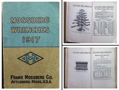 Frank Mossberg Company, Attleboro,Massachusetts: Extra Clean 1917 Wrench Catalogue