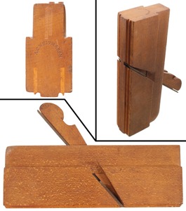 J. Kellogg, Amherst, Massachusetts: Extra Clean 3/16" Dbl. Bead Molding Plane