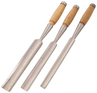 Union Hardware Company, Torrington, Connecticut: Set Of Three Socket Out-Cannel Gouges