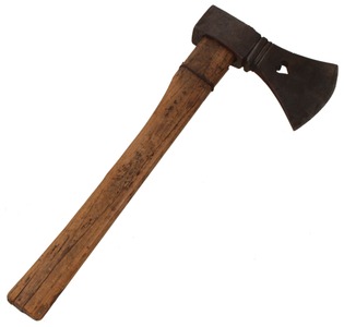 Unmarked: Early Forged Iron Hand Axe