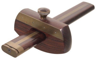 Bridge City Tool Company, Portland, Oregon, No. MG 1: Early Rosewood Slitting Gauge