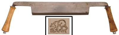 Barr Tools, Boise, Idaho: Massive 12" Blade Hvy. Duty Draw Knife