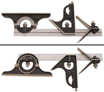 L.S. Starrett Company, Athol, Massachusetts, No. 11H: Machinist's Combination Square