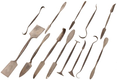 Assorted Makers: Wkg. Set Of Sculptor's Tools