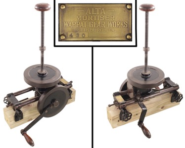 Wappat Gear Works, Pittsburgh, Pennsylvania: Alta Lock Mortise Machine