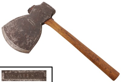 William Stimson, Springfield, Maine: Early Hand Forged Broad Axe
