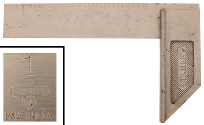 Stanley Rule & Level, No. 15: Extra Clean "Type 2" Try Square