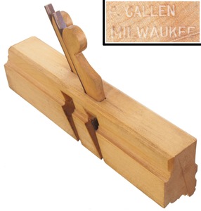 P. Callen, Milwaukee, Wisconsin: Rare Dbl. Cutting Iron "g Plane