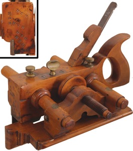 Ohio Tool Company (Unmarked), No. 110: Boxwood Ivory Tip Plow Plane