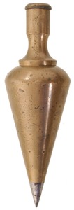 Unmarked: Large Conical Form Plumb Bob