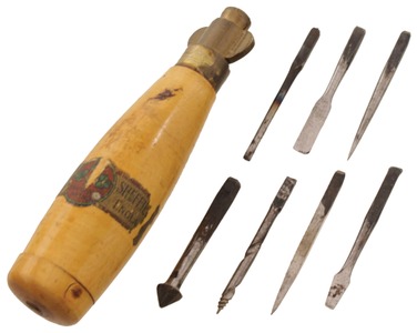 William Marples & Sons, Sheffield, England: Extra Clean B'wood Hdl. Tool Handle