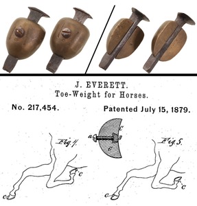 John Everett, Columbus, Ohio: Everett's Patent Toe Weights