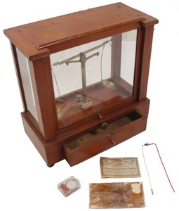 F. Hopken & Son, Jersey City, New Jersey: Precision Apothecary Balance Scale