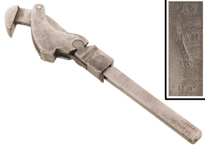 Truman D. Keith, Pasadena, California: Early Patent Pipe Wrench