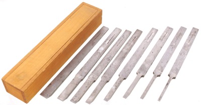 Providence Tool Company, Providence, Rhode Island: Full Set Of Plow Plane Cutting Irons