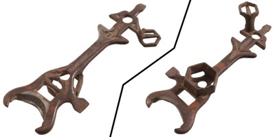 Unmarked: Unus. Cast Iron Combination Tool