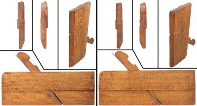 Reed, Utica, New York, No. 2: Pair Of H/R Molding Planes