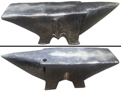 Unmarked: Massive Footed Dbl. Horn Anvil