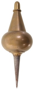 Unmarked: Classic Millwright's Plumb Bob
