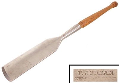 Parley N. Jordan, New London, Connecticut: Extra Clean 3" Carpenters Slick