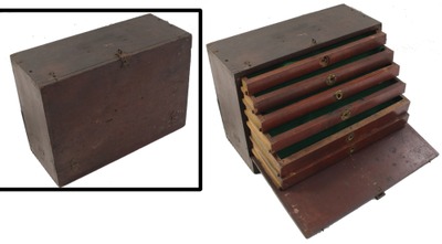Unmarked: Clean & Usable Finge Jointed Tool Chest