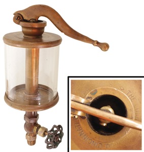 Lunkenheimer Valve Company, Cincinnati, Ohio, No. ALPHA 8: Extra Clean Brass Oil Reservoir
