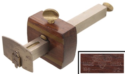 Stanley Rule & Level, No. 92: Patent Mortise & Marking Gauge