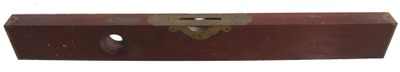 Stanley Rule & Level, No. 10: Laminated Rosewood Plumb & Level