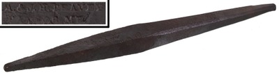 C.A. & J.H. Peavey, Bangor, Maine: Early Octagonal Logging Spike