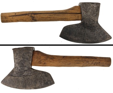 Unmarked: Early Single Bevel Hewing Axe