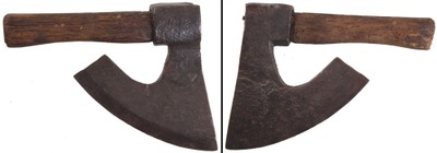 Unmarked: Early Sgl. Bevel Hewing Axe