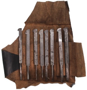 Humphreysville Manufacturing Company, Seymour, Connecticut: Full Set Of 8 Plow Plane Cutting Irons