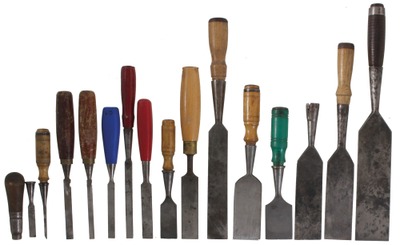 Assorted Makers: Lot Of Tang & Socket Chisel