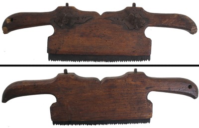 Unmarked: Early Dbl. Hdl. Stair Saw