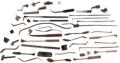 Assorted Makers: Substantial Set Of Sand Moulders' Tools