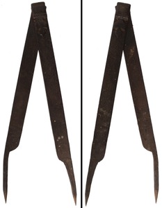 Unmarked: Pair Of Early French Divider