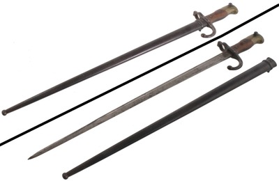 Manufacture D'Armes De St. Etienne, Tulle, France: French Model 1874 "Gras" Sword Bayonet
