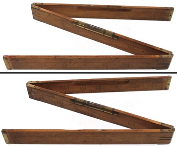 Lufkin Rule Company, Saginaw, Michigan, No. 2062: Two-Foot/Three-Fold Folding Rule