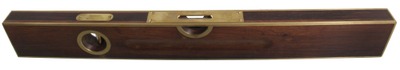 Stanley Rule & Level, No. 96: Brass Bound Rosewood Level