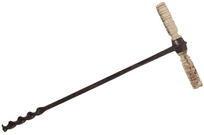 Unmarked: Early Whalebone Hdl. "T" Auger Handl