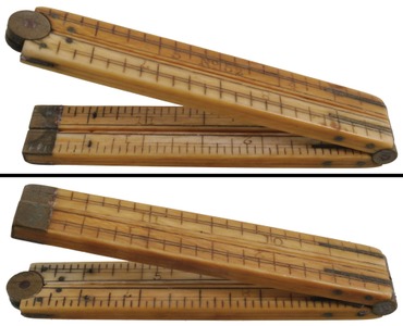 H. Chapin (Unmarked), No. 52: One-Foot, Four Fold Folding Rule