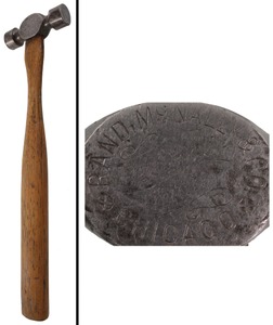 Rand Mc Nally Company, Chicago, Illinois: Specialty Printer's Hammer