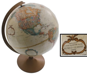 Replogle Globes, Chicago, Illinois: World Classic Series Terrestrial Globe